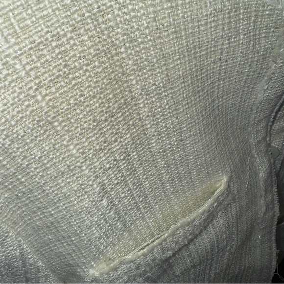Jaclyn Smith Textured Cream Shimmer Blazer - Picture 5 of 5